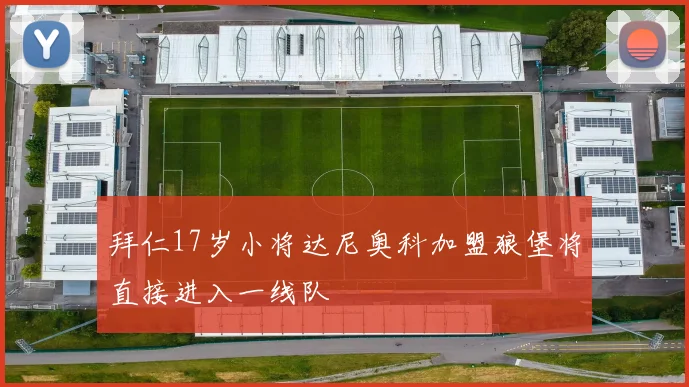 拜仁17岁小将达尼奥科加盟狼堡将直接进入一线队